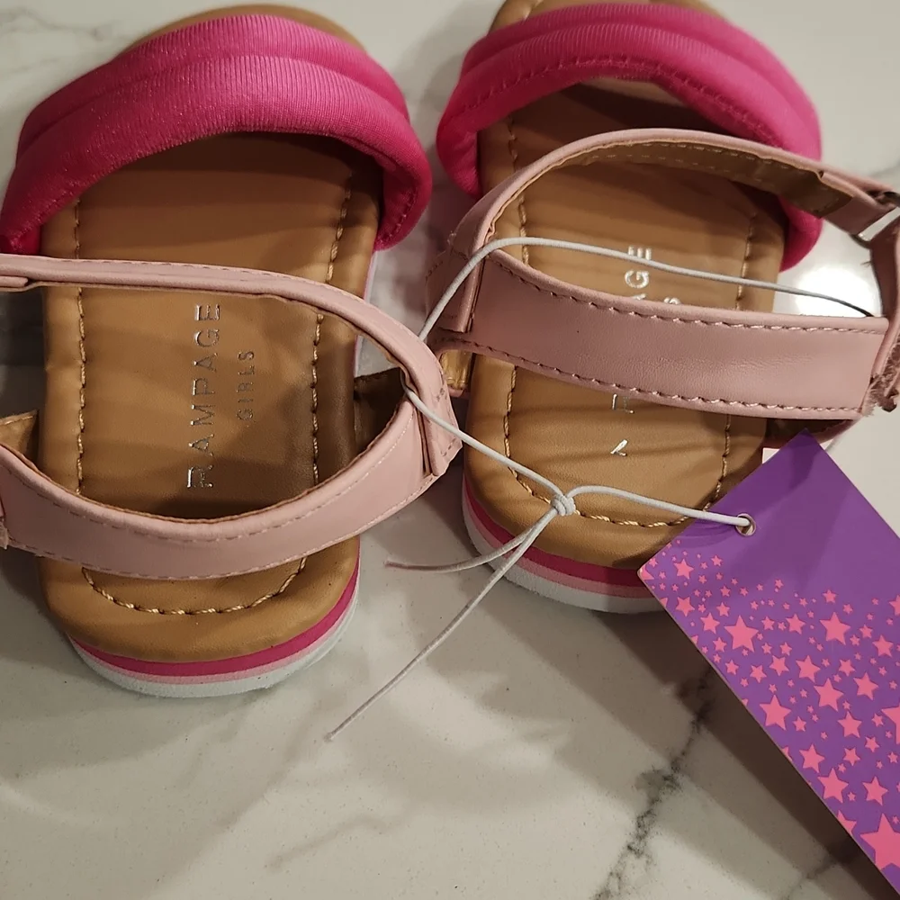 NWT Rampage sandals- 7T